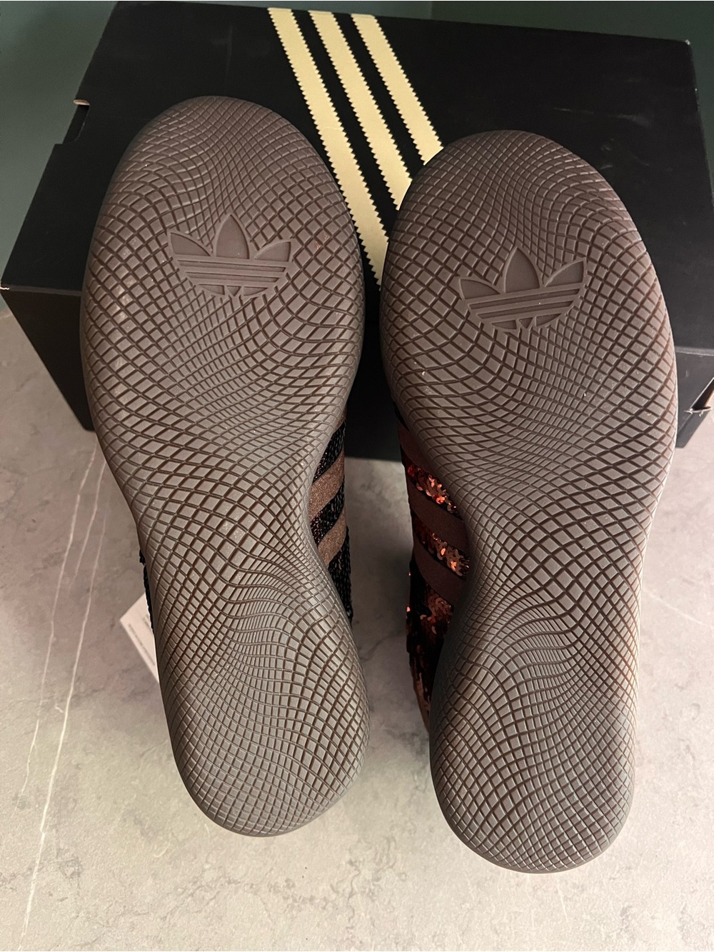 Wales Bonner x adidas Karintha Sequin Sneakers W 7/M 6 - Picture 6 of 7